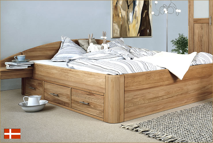 Jabo Multi Bett massiv Kernbuche